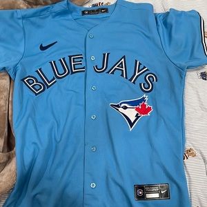 Blue jays Bo bichette jersey baby blue